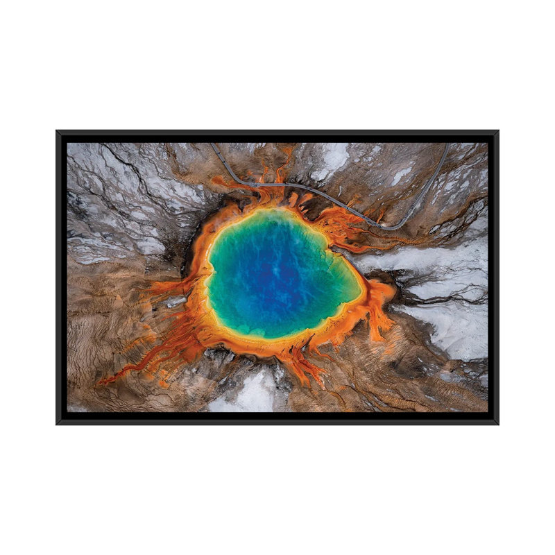 Colours by Gerald Macua - Floater Frame Print on Canvas, Black, 101.6 cm H x 66.04 cm W
