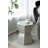 Hexagonal End Table, Accent Side Table
