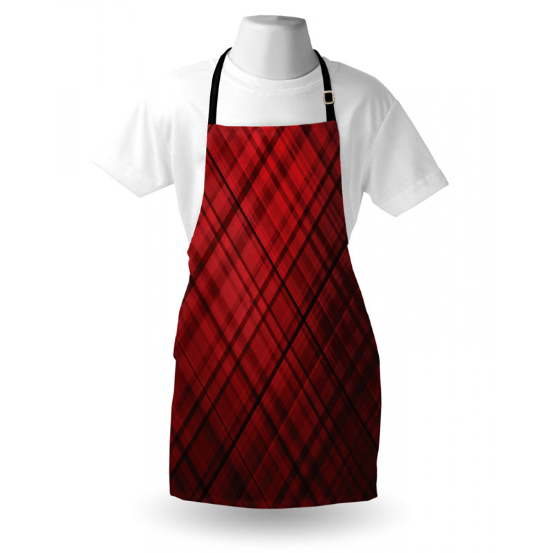 Plaid Bib Apron