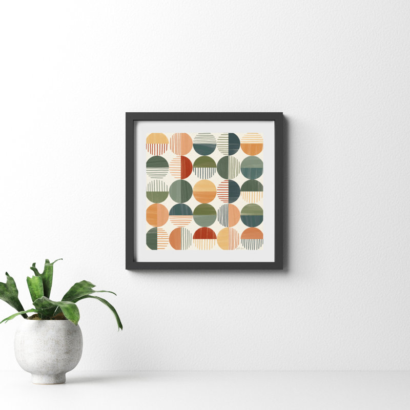 Born To Roam Pattern II, Black, 17" H x 17" W x 1" D