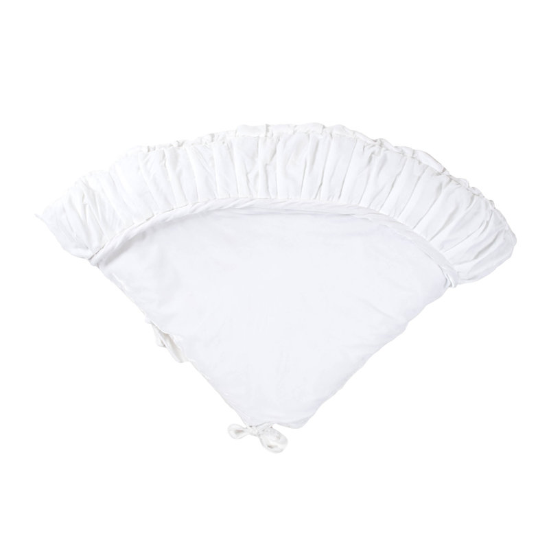 Plush Treeskirt, 60" W, White