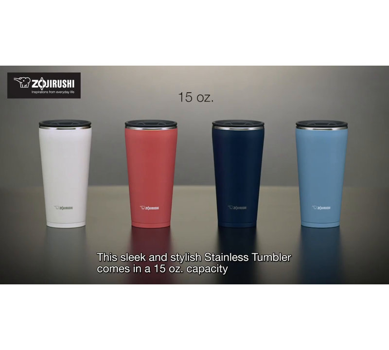 15 oz Navy Stainless Steel Insulated Travel Tumbler