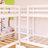 Wood Frame Twin Over Twin Size L-Shaped Bunk Bed With Drawers-1500252889