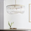 Chapman & Myers Pierce 6 Light Dining Room Pendant With Clear Shade-696515789-696515790