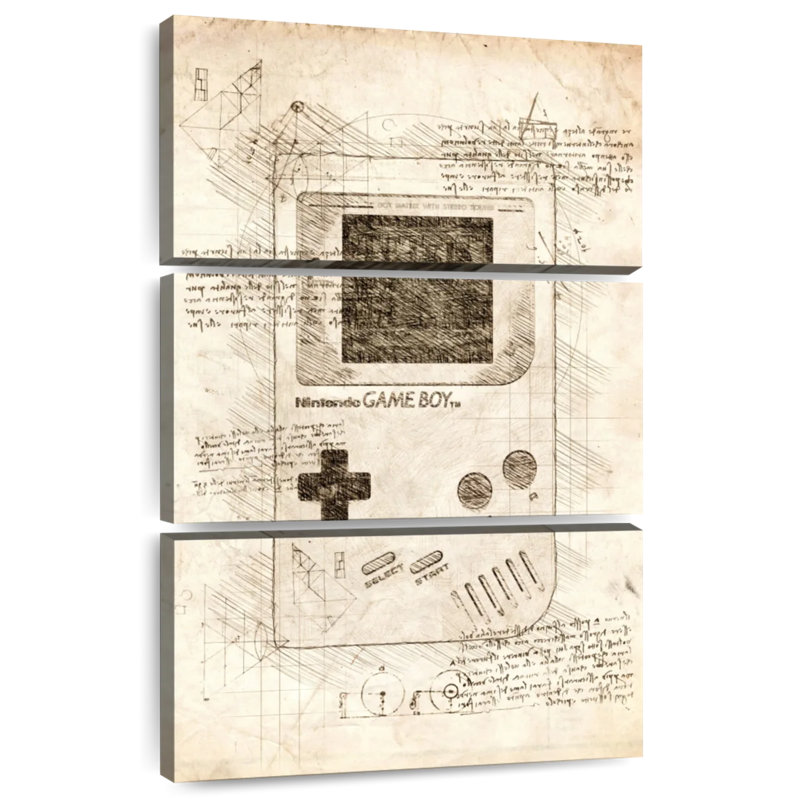 Laelle Gameboy, H 38 po x l 24 po