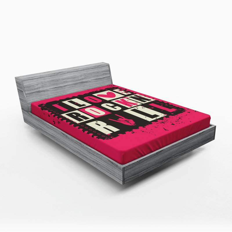 Drap-housse i love rock, Drap-housse grand