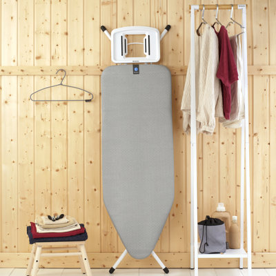 Brabantia Size C Large Ironing Board with Solid Steam Iron Rest