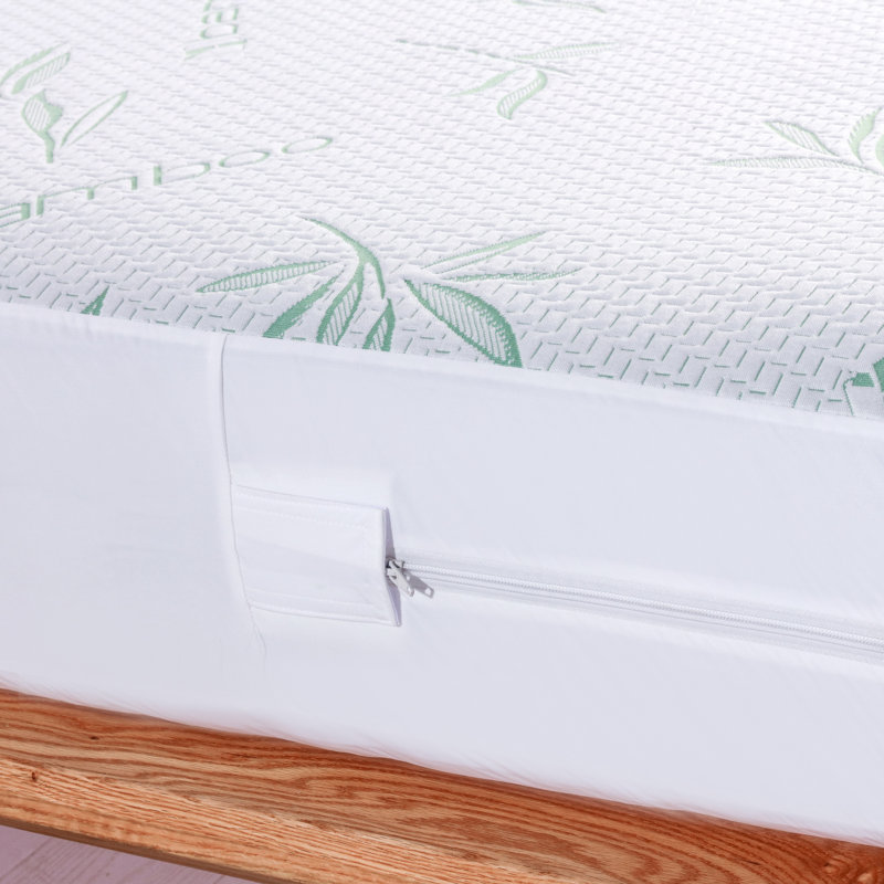 Housse de protection imperméable pour matelas avec fermeture à glissière, Très grand
