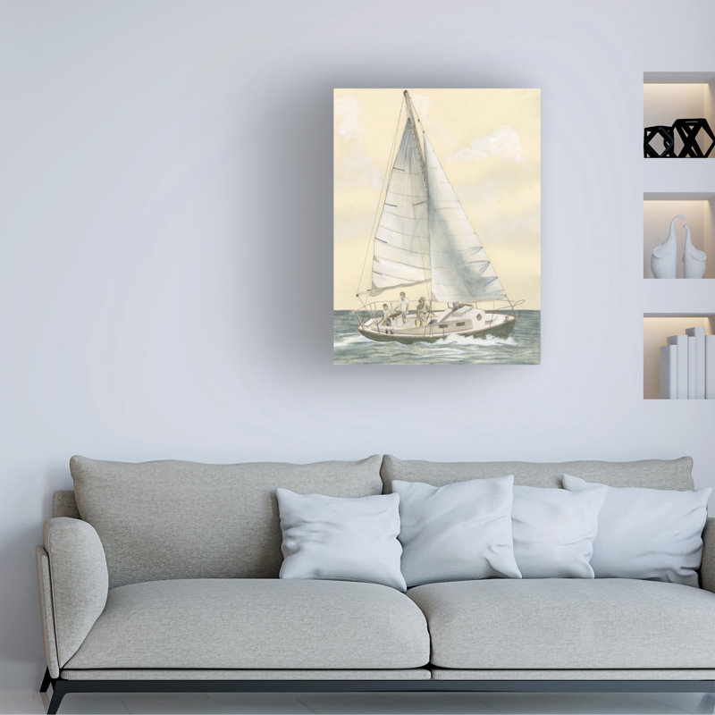 Art mural sur toile Breakwater Bay Michael Willett Nautical Study I WAG37763, H 47 po x l 35 po