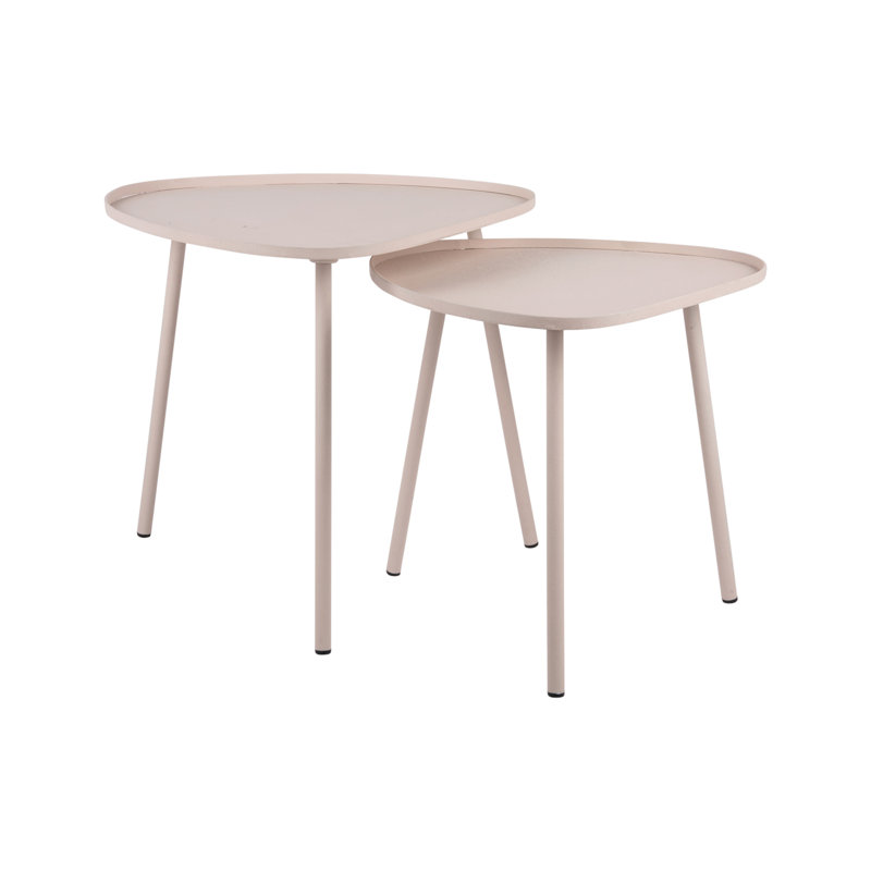 Boaz Living Room Table Set, Warm Grey