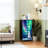 4 Drawer Dresser for Bedroom, Narrow Chest of Drawers, Wooden Top and Study Iron Frame 18"x37.5"-(WxH)