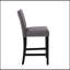 Ensemble de 2 tabourets de comptoir en velours Cobre