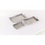 Ensemble de plateaux de service en aluminium 3 pièces