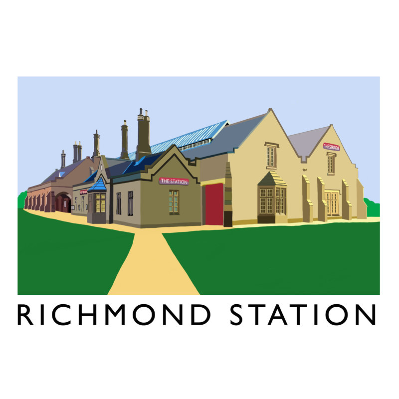 'Richmond Station' by Richard O'Neil - Print, 30 cm H x 40 cm W x 1 cm D, No Frame