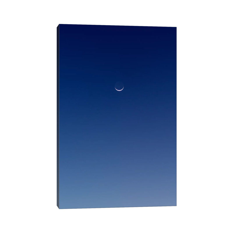 Blue Gradient by Geoffrey Ansel Agrons - Wrapped Canvas Print, 20.32 cm H x 30.48 cm W