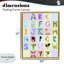 Alphabet animal dans un cadre flottant pastel, design par Carla Daly-1776527436-1776527437
