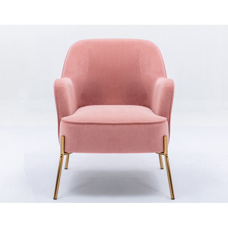 Sadowa Upholstered Armchair, Pink