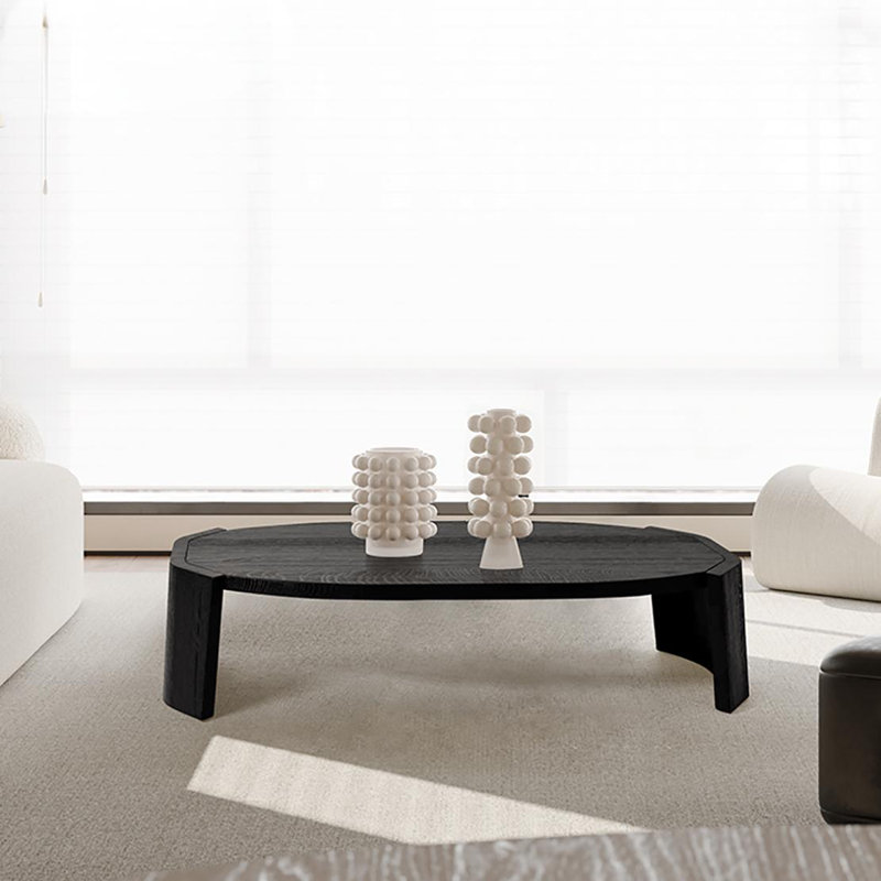 Table basse simple en bois massif