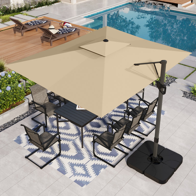 274.3cm Cantilever Parasol, Beige