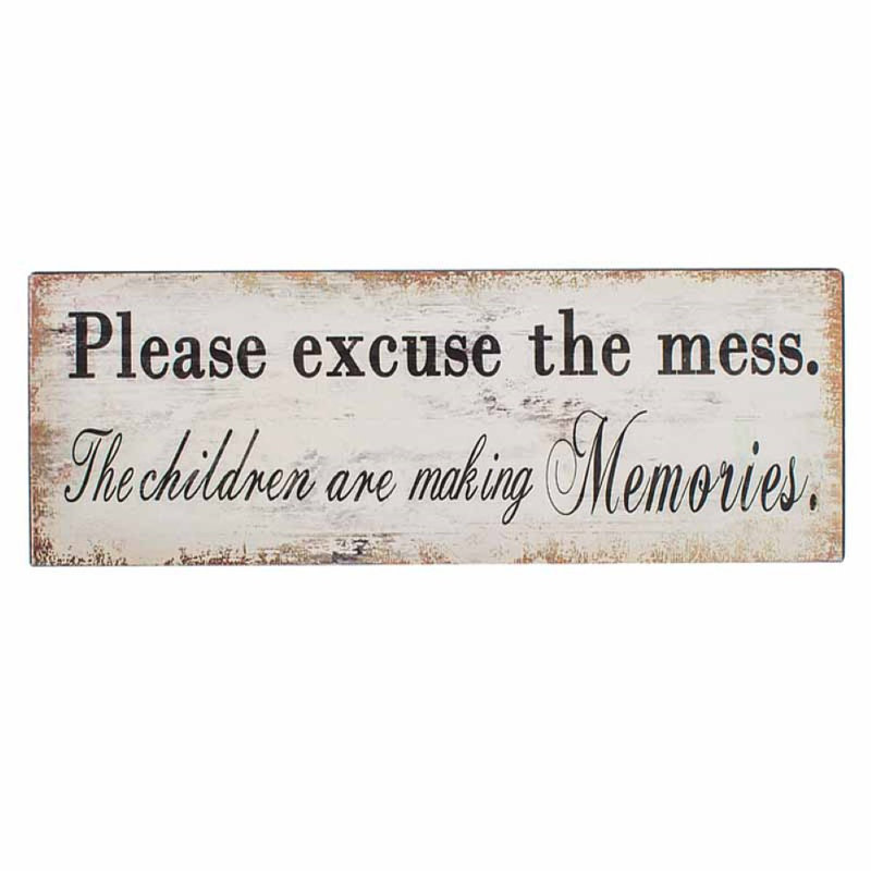 Metal Text & Numbers Wall Decor