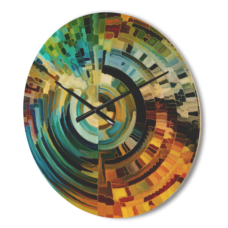 Horloge murale Sentiers de vitrail, Petit