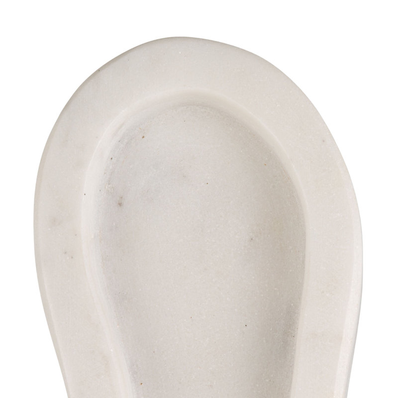 Organic-Shaped Marble Tray