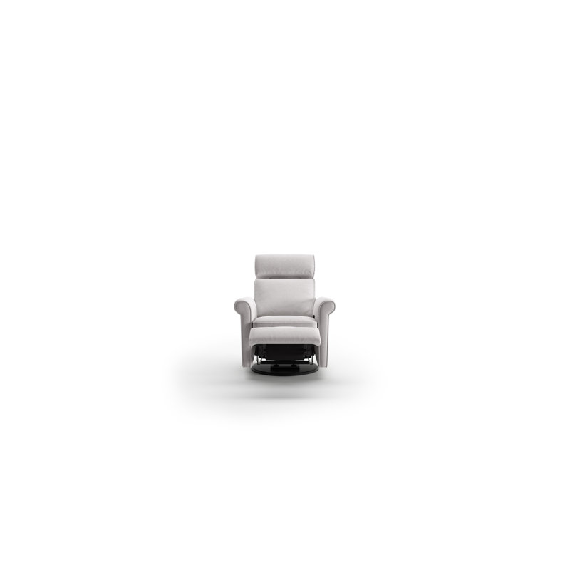 Rolled Recliner - Manual, Light Gray