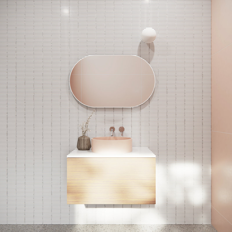 Miroir Inara, Blanc, 36 po x 22 po