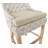 Clydean Solid Wood Accent Stool