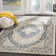 Annette Oriental Beige/Navy Area Rug