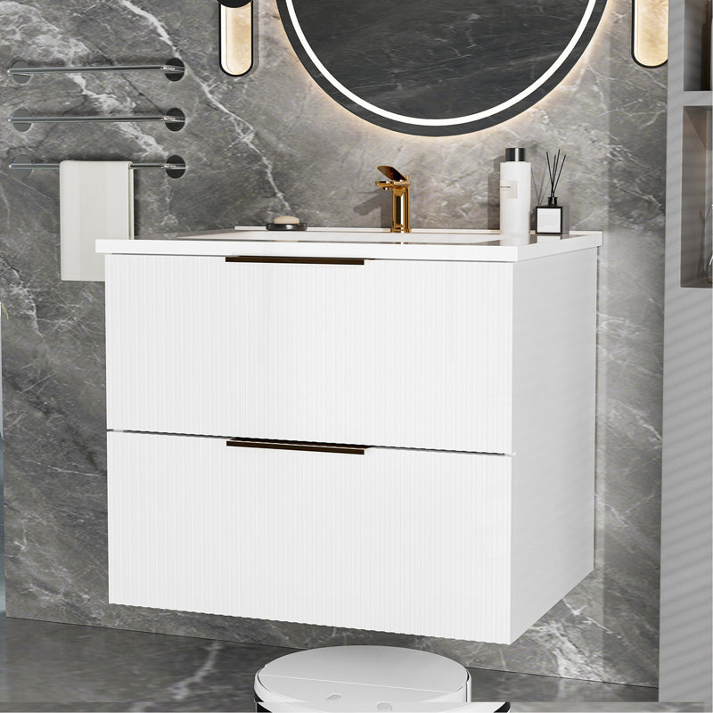 Meuble-lavabo blanc 24 po sans lavabo, 23"