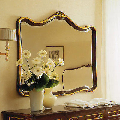 Arched Traditional Dresser Mirror
