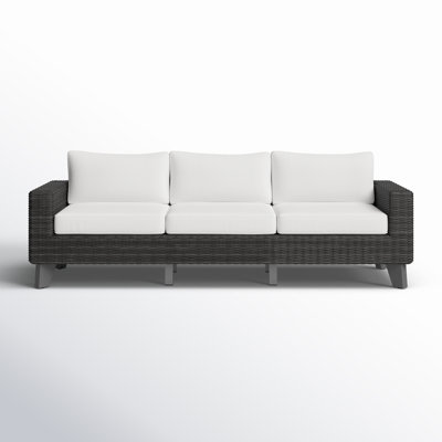 Swifton 94.5" Wicker Sofa