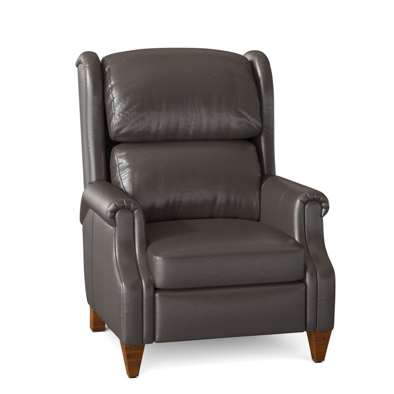Walsh Recliner, Aline Fumo Genuine Leather, Manual, New Classiques