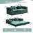Convertible Foldable Dark 2 - Seat , Compression Boneless With Chenille For Friend Movie Night Chenille, No Assembly Office Lounge-367981022