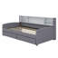 Lit plateforme tapissier avec rangement et tiroirs-604468290