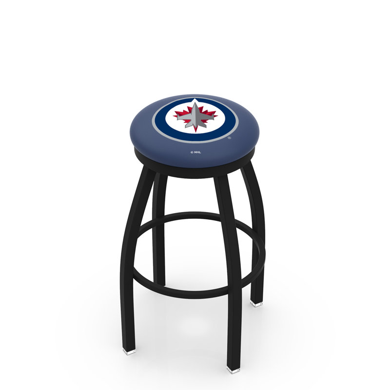 Tabouret pivotant très haut NHL, Winnipeg Jets, Noir, Très grand (siège d'une hauteur de 36 po)