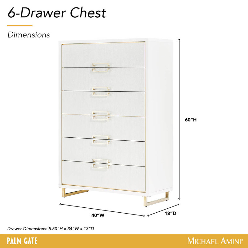 Palm Gate 6 - Drawer Dresser