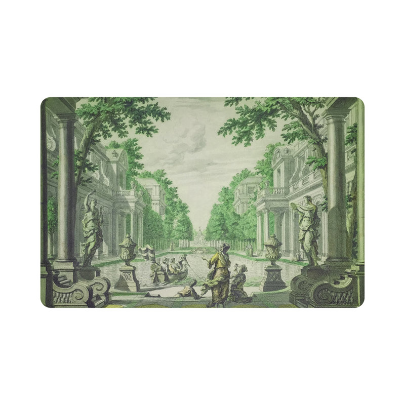 Napperon Dimanche a Paris, Vert