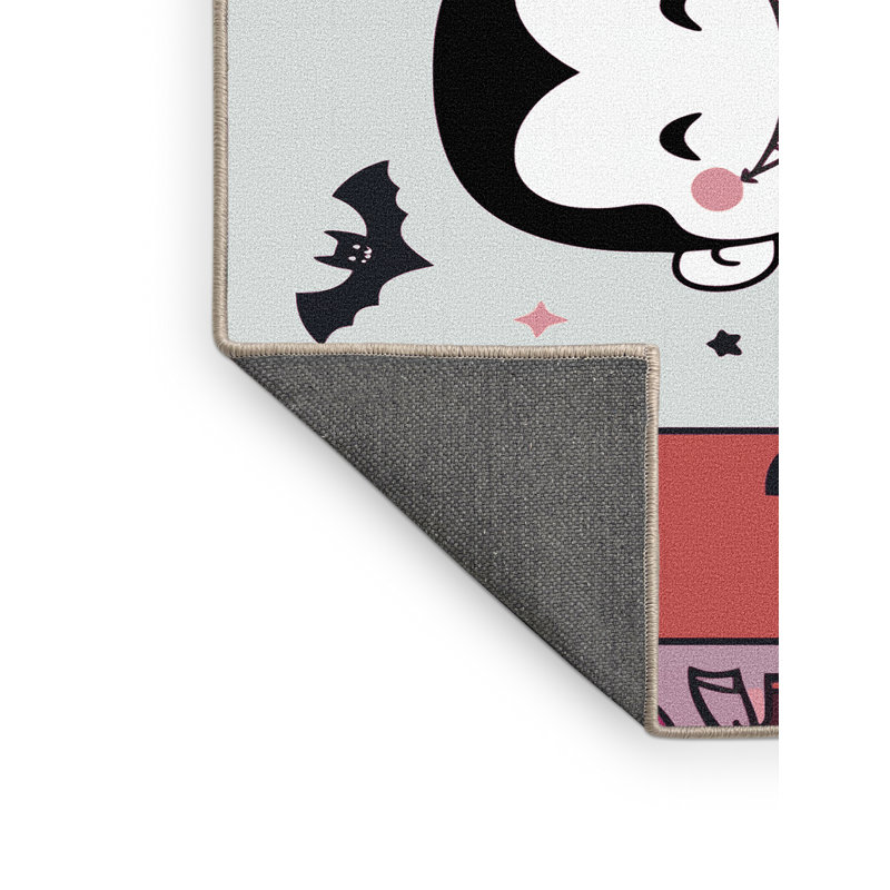 Tapis de vacances d'Halloween The Holiday Aisle®, Rectangle 5 pi x 7 pi