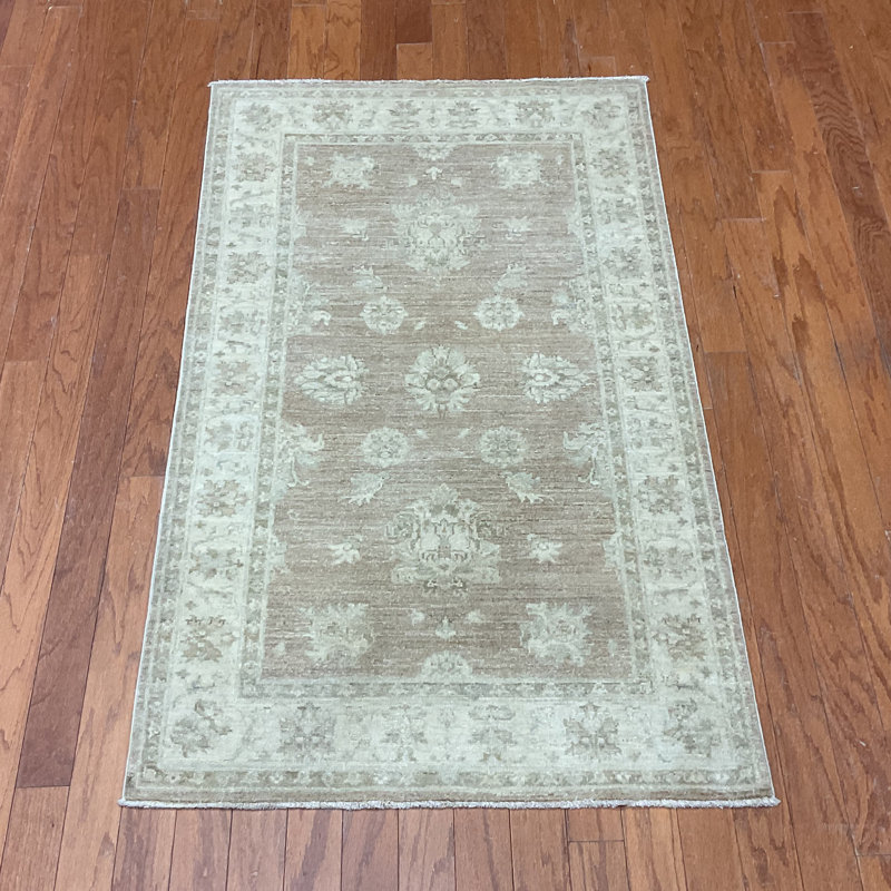  Handmade Oushak Wool Rug