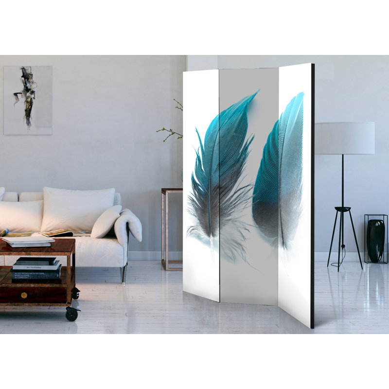 135cm W x 172cm H 3 - Panel Wood Folding Room Divider