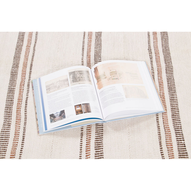 Handmade Geometric Area Rug, Beige