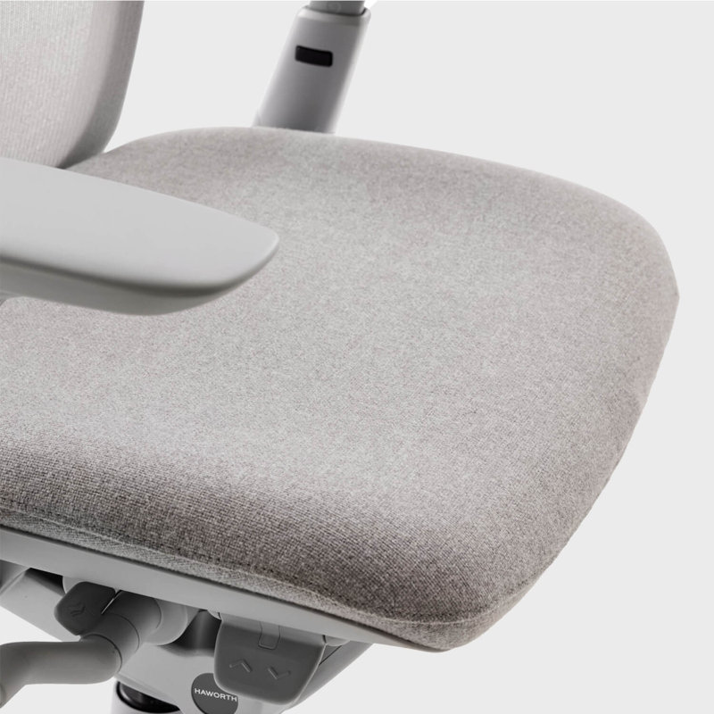 Haworth Zody Mesh Office Chair - Standard Posture With Lumbar Support, Cement