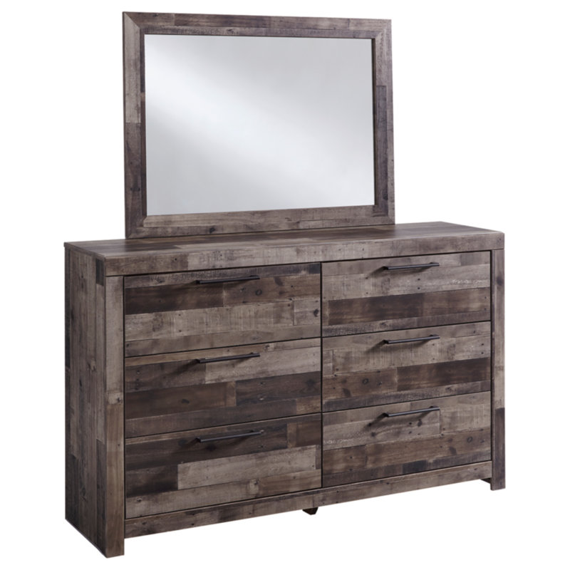 Commode double 6 tiroirs avec miroir Karmann