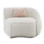 Canapé modulaire beige avec 3 coussins Boucle