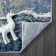 Marble Abstract Blue/Gold Area Rug