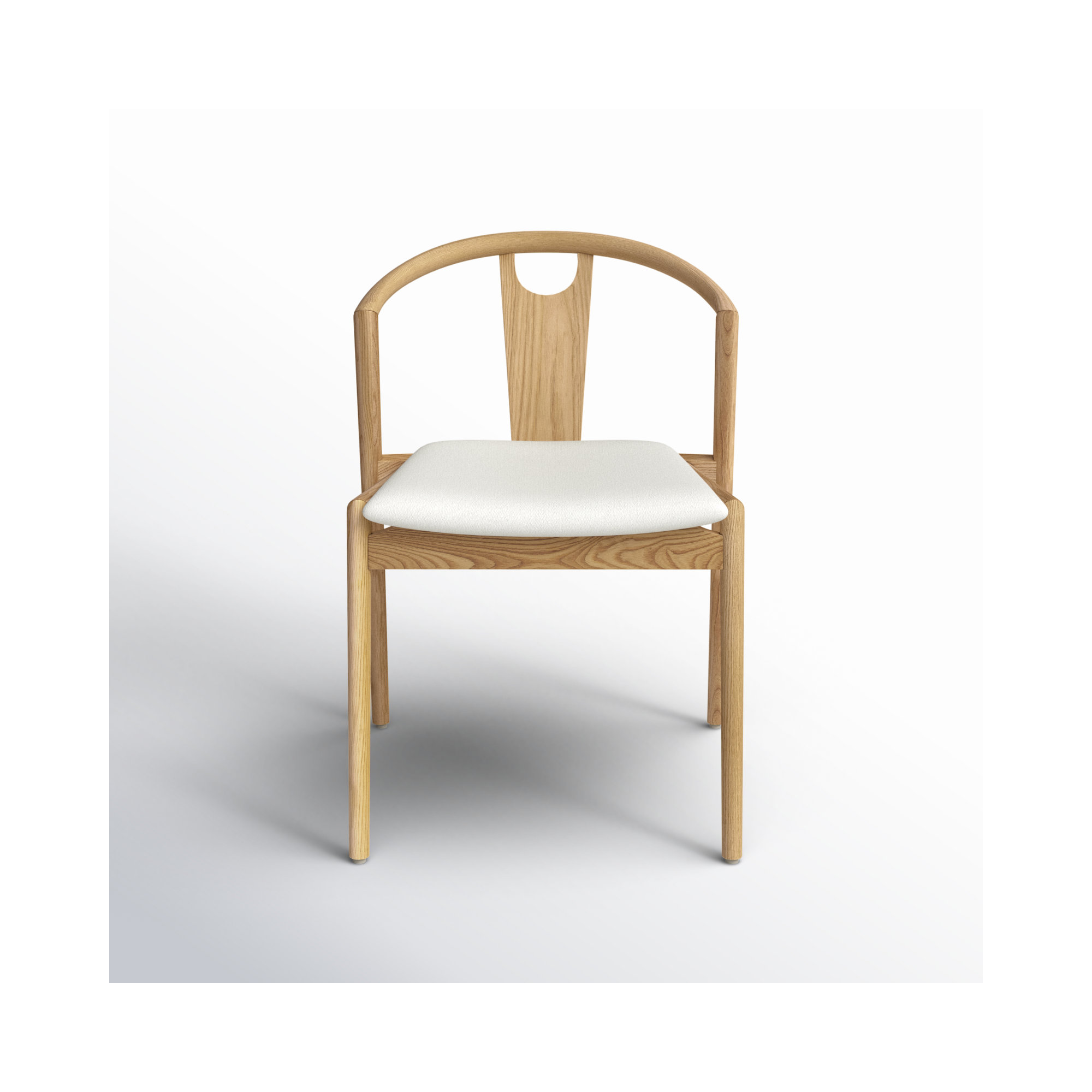 Ambra Upholstered Dining Chair, 1, White