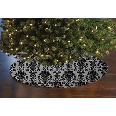 Jupe d'arbre de Noël 58 po Popeline
