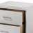 White Finish Nightstand